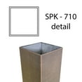thumbnail image 7 of Outdoor Letter Holder Classic Curbside Mailbox with Springfield Mailbox Post - Copper, 7 of 7