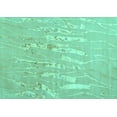 thumbnail image 1 of Ahgly Company Machine Washable Indoor Rectangle Solid Turquoise Blue Modern Area Rugs, 7' x 10', 1 of 4