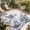 white, variant on Purple Blue Flowers Outdoor Rug for Patio/Deck/Porch, Non-Slip Large Area Rug 5 x 8 Ft, Watercolor Botanical Floral Butterfly Indoor Outdoor Rugs Washable Area Rugs, Camping Rug Carpet Runner