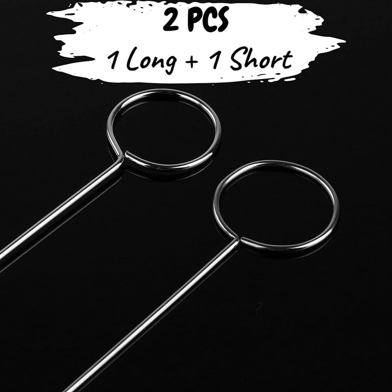 Generic 1PC/2pcs Stainless Steel Sewing Loop Turner Hook For