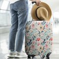 thumbnail image 2 of Pioneer Flower Floral Print Pattern Luggage Cover Fashion Suitcase Cover Baggage Covers Fit 25-28 Inch Luggage (Go Travel), 2 of 5