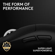 Logitech G Pro X Superlight 2 Lightspeed Wireless Gaming Mouse, Lightweight, Black