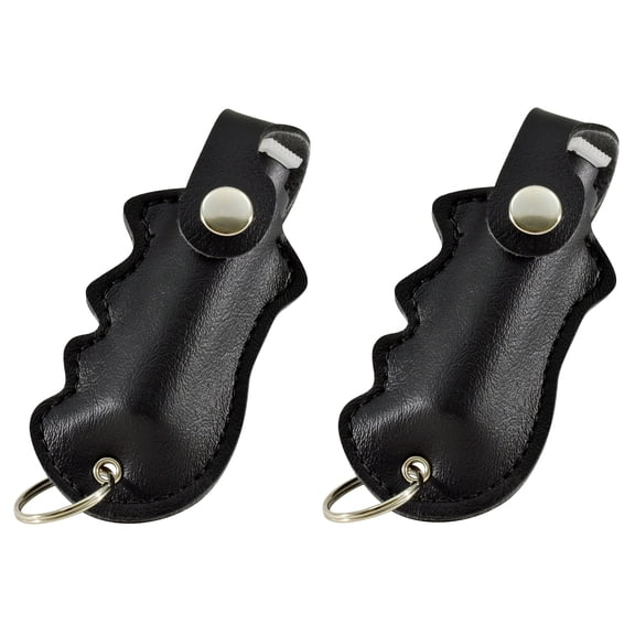 Pepper Defense 2-PACK Pepper Spray with Finger Grip Holster - Maximum Strength Formula - Self Defense Personal Safety Protection