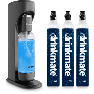 SodaStream Crystal Sparkling Water Maker Starter Kit, Carbonated Drink Machine