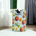 thumbnail image 6 of Yayeee Freestanding Laundry Hamper with Handle Collapsible Large Storage Basket for Clothes, Green Tomatoes, 6 of 7