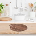 thumbnail image 2 of Maison Concepts Acacia Wood Round Serving Board With Handle 18", 2 of 4