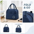 thumbnail image 4 of Insulated Lunch Bag for Men & Women - Leakproof Lunch Box for Cooling/Warming, Portable & Small Lunch Bag for Work, Picnic, Travel, 4 of 5