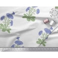 thumbnail image 2 of Soimoi Polyester Crepe Fabric Leaves & Floral Block Print Sewing Fabric Yard 42 Inch Wide, 2 of 3