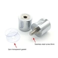 thumbnail image 5 of Solid Aluminum Alloy Glass Door Knob Puller Push Kitchen Bathroom Shower Cabinet Handle with Screw Home Hardware, 5 of 11