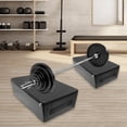 thumbnail image 1 of Almohadilla de caída para levantamiento de pesas, cojín, ligera, a prueba de golpes, silenciosa, protección para el suelo para ejercicios de levantamiento de pesas en gimnasios para Negro, 1 of 8