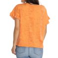 thumbnail image 2 of Women's Tennessee Orange Tennessee Volunteers Daisy Ruffle Sleeve V-Neck T-Shirt, 2 of 2