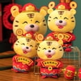 thumbnail image 1 of Gwong Juguete Peluche tigre muñeca Linda expresión facial decorativa buena elasticidad mascota rellena tigre juguete para año nuevo Gwong 30013645, 1 of 6