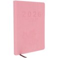 thumbnail image 1 of YSNOOWE Agenda Diaria 2026 Con Cubierta De Piel PU Rosa Y Elegante Para Uso Personal Y Profesional, 1 of 6