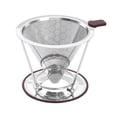 thumbnail image 1 of Goteador de café HAPYHOOM de acero inoxidable, reutilizable para 1-2 tazas, 1 of 6