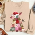 thumbnail image 4 of Craaazy Women's Casual Christmas Crew Neck Long Sleeve Pullover Tops Fashion Fall Winter Sweatshirts Comfortable Blouses Gifts, 4 of 8