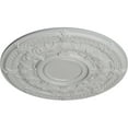 thumbnail image 3 of 33 7/8"OD x 1 3/8"P Dauphine Ceiling Medallion (Fits Canopies up to 13 1/4"), Hand-Painted Frost, 3 of 6