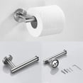 thumbnail image 2 of Cfowner 3 Piece Wall Mount Towel Rack Set, Bathroom Stainless Steel Set, Wall Mounted Robe Hook for Home & Office, Brushed Nickel, 2 of 6