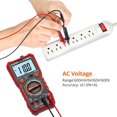 thumbnail image 3 of Proster Digital Multimeter 6000 Counts TRMS NCV Detector DC AC Voltage Current Meter Temperature Capacitance Resistance Diode Continuity HF, 3 of 7