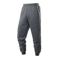 thumbnail image 2 of Mens Sherpa Fleece Lined Sweatpants Heavyweight Warm Joggers, Athletic Running Casual Pants with Zipper Pockets, 2 of 9