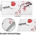 thumbnail image 2 of Sakura Cherry Blossom Large Mouse Pad 35.4×15.74 Inch with Stitched Edges Extended Waterproof Desk Pads Non Slip Rubber Base Keyboard Mat Computer Gaming Mousepad for Work Office Game, 2 of 6
