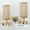 thumbnail image 3 of Crystal Table Lamps Set of 2 with Dual USB Charging Ports Modern Bdeside Lamps, 3 of 6