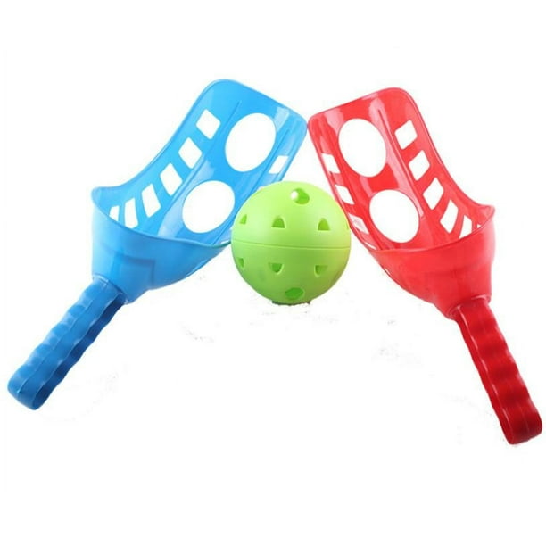 HX05419-Jeu de Balles Lancer et Attraper 2 Palettes et 1 Balles