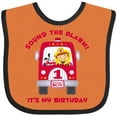 thumbnail image 3 of Inktastic Fire Truck 1st Birthday Boy Boys Baby Bib, 3 of 4