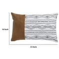 thumbnail image 5 of Pillow with Emroidered Global Design Set of 4 Brown and White - Saltoro Sherpi, 5 of 5