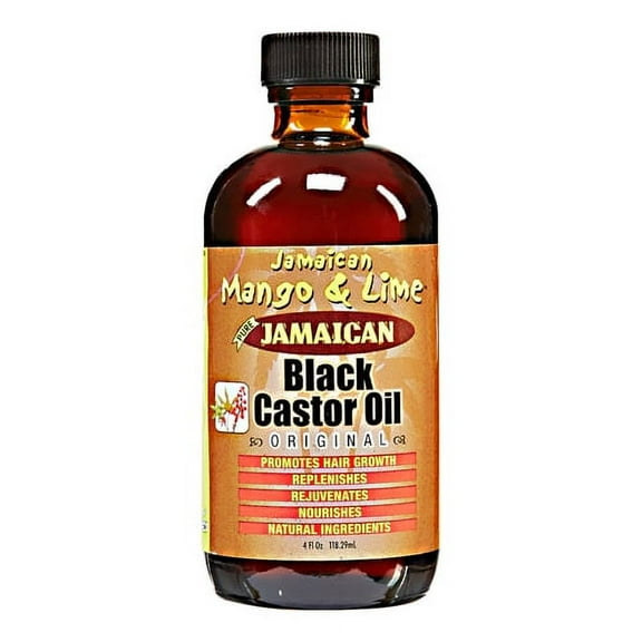 Jamaican Mango and Lime Black Castor Oil For Hair, Original, 4 oz, 2 Pack