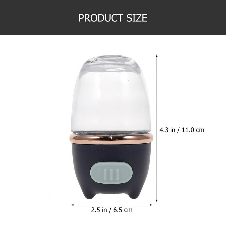 HeyooHeloo Precision Salt Dispenser with Moisture-Proof Glass Seasoning  Jar,Perfect for Salt, Spice, Pepper (M)