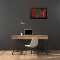 thumbnail image 4 of Pinto, Patricia 24x16 Black Modern Framed Museum Art Print Titled - Holiday Joy, 4 of 5