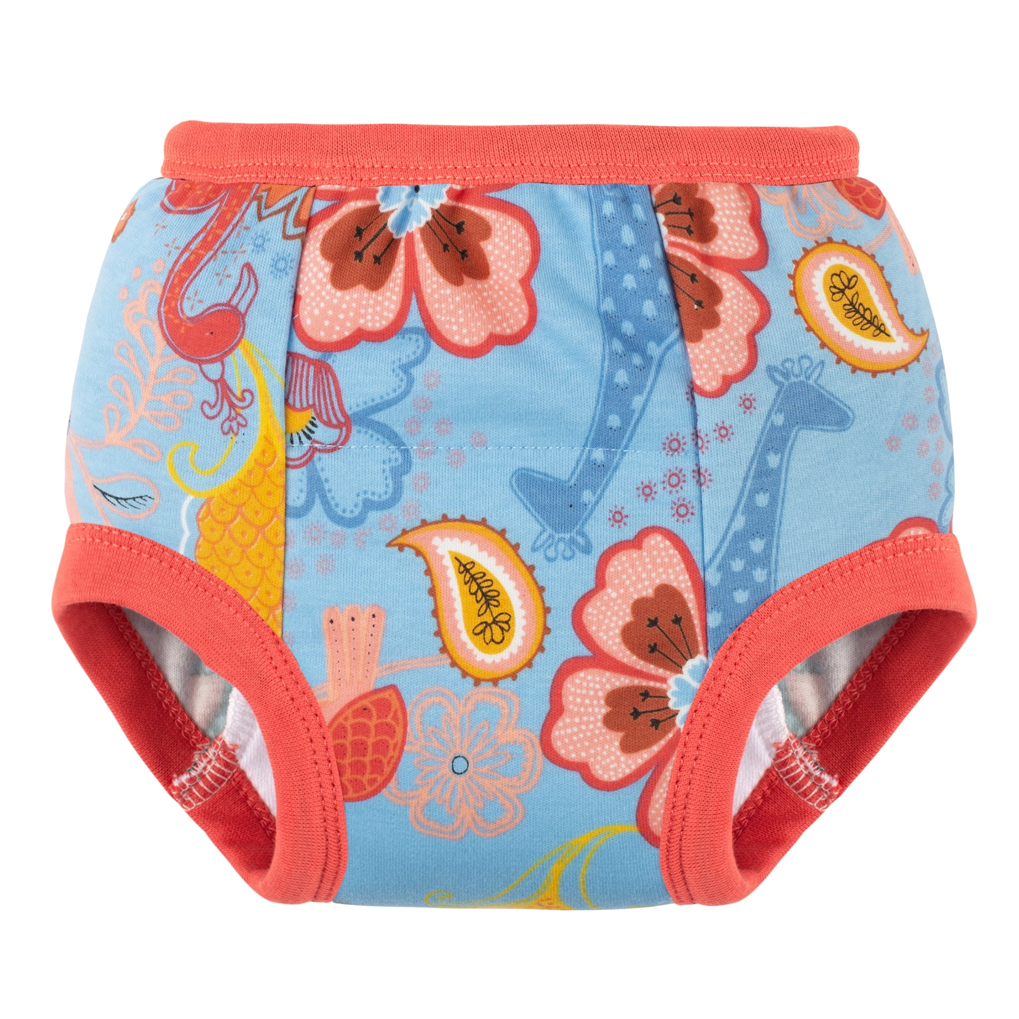 BIG ELEPHANT 10-pack Baby Potty Training Underwear, Soft 100% Cotton Absorbent Training Pants for Boys & Girls, Ages 12M-10Y