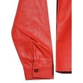 thumbnail image 4 of Ladies Gorgeous Red Leather Shirt, 4 of 10