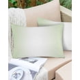 thumbnail image 6 of Light Green Ombre Throw Pillow Covers, Modern Gradient Abstract Art Soft Breathable Pillow Cases with Invisible Zipper for Sleeping, Toddler Pillowcases for Couch Bed Sofa Chair 12x20 Inches, 6 of 6
