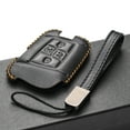 thumbnail image 4 of Vitodeco Genuine Leather Smart Key Fob Case Compatible with Volkswagen Atlas, Jetta, Passat, Arteon, Tiguan, Golf GTI, Golf R 2018 - 2024  (5-Button, Black), 4 of 5