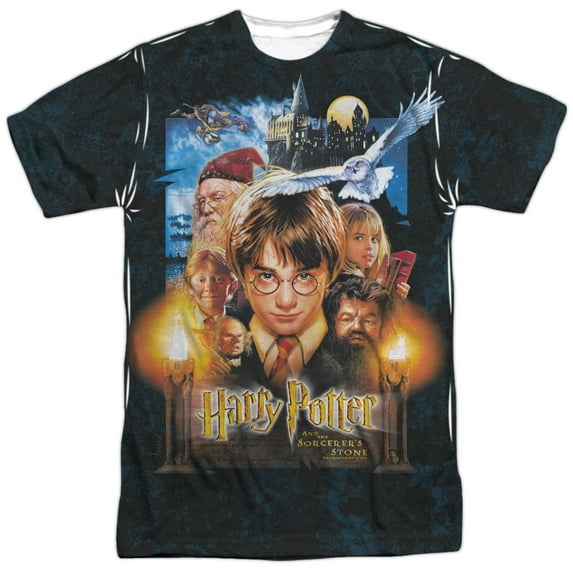Harry Potter Men's The Beginning Sublimation T-shirt White