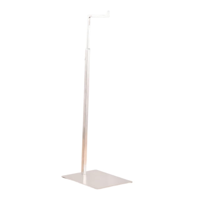Expositor de bolsos, organizador de joyas, base antideslizante, soporte para bolsos de noche, estante colgante para mostrador de boutique y hogar. plata