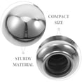 thumbnail image 4 of GOOHOCHY Bola de pasamanos de acero inoxidable para escalera, pasamanos, remate de poste de valla, bola de pasamanos de metal decorativa, remate de valla, tapa de barandilla de poste de metal, 4 of 8