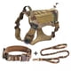 thumbnail image 1 of Chalecos para perros Chalecos militares para perros Collares con bolsas y parches, Chalecos tácticos para perros sin tirones para perros grandes Adepaton CPB-US-ZMR10-3, 1 of 5