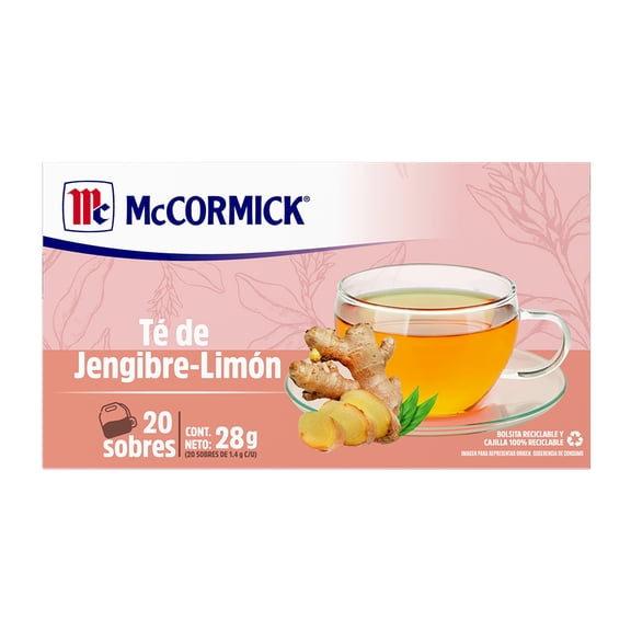 McCormick Té de Jengibre-Limón 28 G