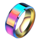 thumbnail image 5 of 6 Colors Classic 8mm Tungsten Mens Ring Surface Brushed Stainless Steel Ring for Women Wedding Band Couples Jewelry Accessories, 5 of 5