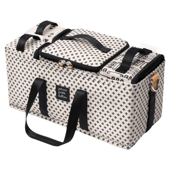 Petunia Pickle Bottom - Kit de luxe Inter-Mix System - Organisateur de chambre d'enfant - 3 en 1 - Organisateur universel de poussette - Organisateur de sac à couches, bébé, nourrisson, enfant en bas