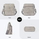 thumbnail image 3 of Monedero tipo bandolera Roulens, ligero, de piel semisuave, 3 of 6