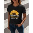 thumbnail image 2 of I‘m Sunshine Mixed With A Little Hurricane Graphic Tee for Women, Sassy Southern Girl Short Sleeve T-Shirt, Casual Crew Neck Top for Her Birthday Gift, 2 of 7