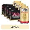 (4 pack) Liquid Death, Grave Fruit, Grapefruit-Flavored Sparkling Water, 6-pack (12 fl oz Cans), Low Sugar, Huge Flavor and No Artificial Sweeteners