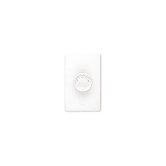 Lutron FSQ-2FH-DK Rotary On/Off Fan-Speed Fully Variable Controls