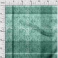 thumbnail image 3 of oneOone Polyester Spandex Teal Green Fabric Check & Sewing Craft Projects Fabric Prints By Yard 56 Inch Wide, 3 of 4