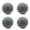 Gray, variant on 4 Pcs Precut Walker Tennis Balls for Walkers & Furniture Legs