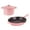 Pink, variant on BergHOFF Neo 3pc Cast Iron Cookware Set, Fry Pan & Round Dutch Oven, Pink