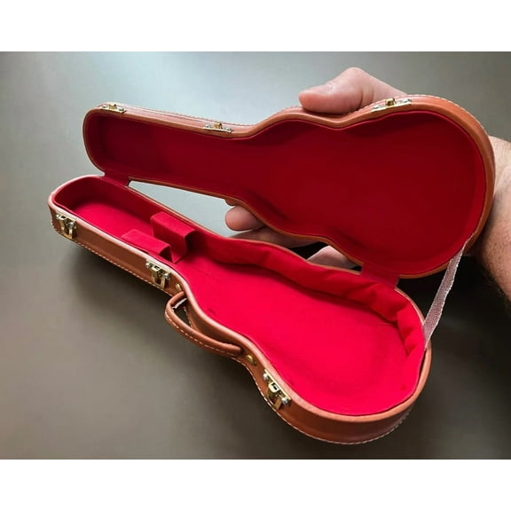 Axe Heaven Gibson Les Paul Original Brown Mini Hardshell Guitar Case CASE-GC-1